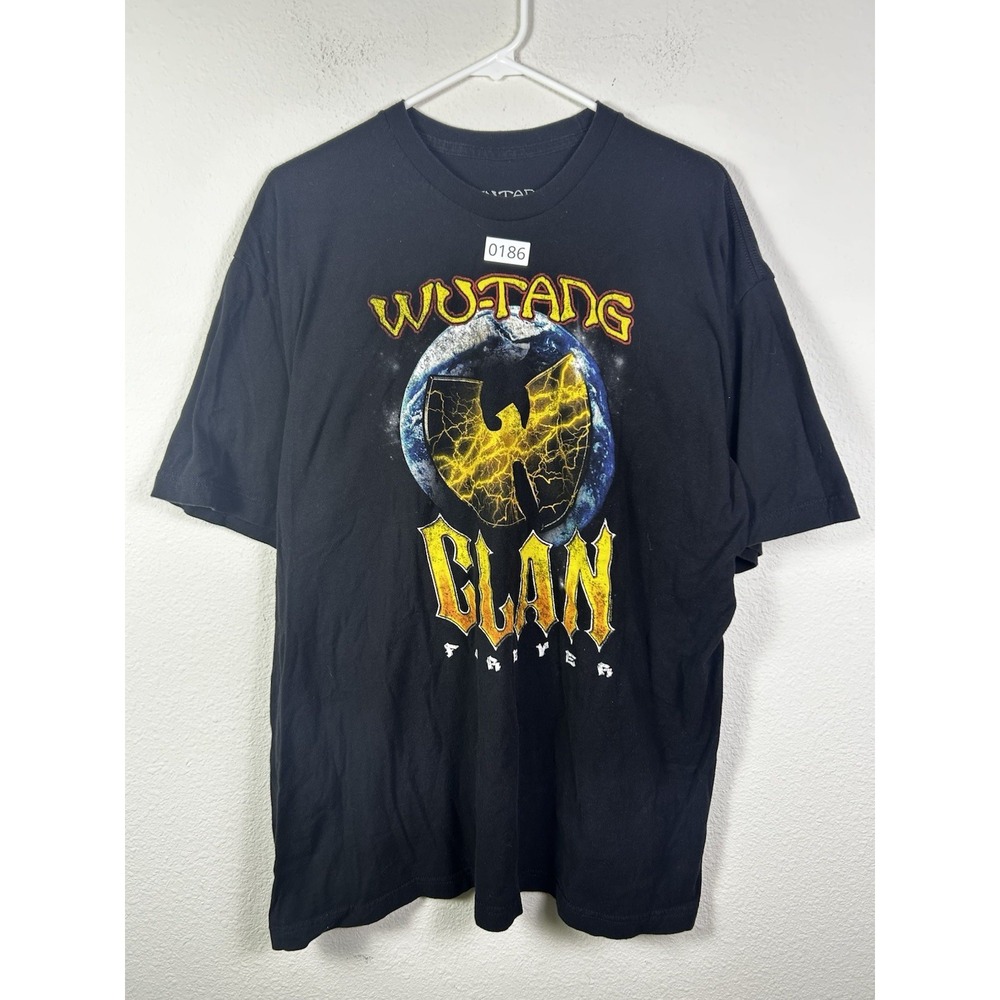 Wu Tang Clan Forever T Shirt 2018 Hip Hop Rap Band Shirt Black Mens 2XL